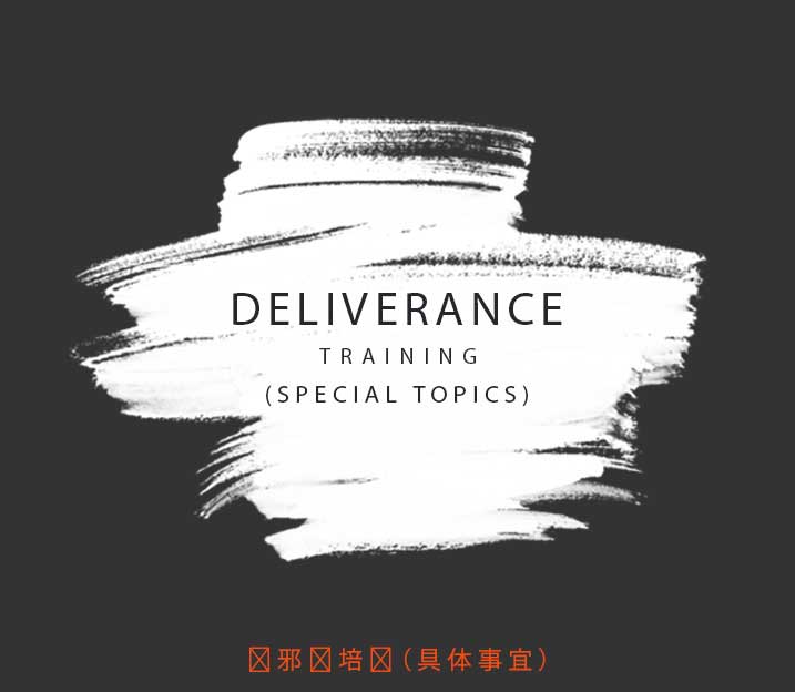 Deliverance Training (Special Topics)